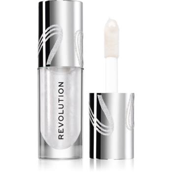 Makeup Revolution Metallic Muse Shimmer Bomb třpytivý lesk na rty odstín Frosted Muse 4.5 ml