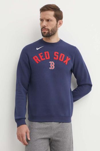 Mikina Nike Boston Red Sox pánská, tmavomodrá barva, s aplikací