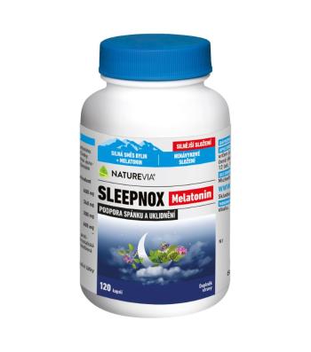 NatureVia Sleepnox Melatonin 120 kapslí