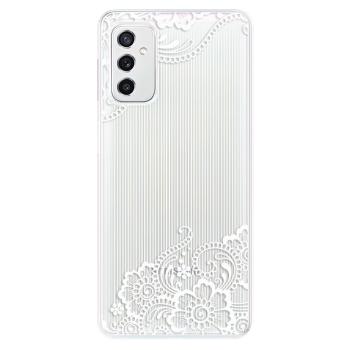 Odolné silikonové pouzdro iSaprio - White Lace 02 - Samsung Galaxy M52 5G