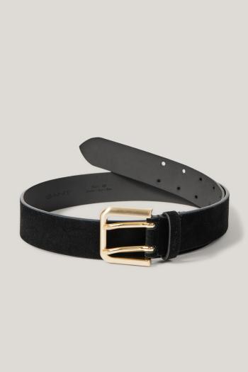 OPASEK GANT DOUBLE ROW SUEDE BELT BLACK