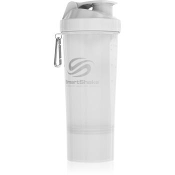 Smartshake Slim sportovní šejkr + zásobník barva Pure White 500 ml