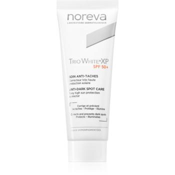 Noreva Trio White XP Anti-Dark Spot Care SPF 50+ opalovací krém na obličej proti pigmentovým skvrnám SPF 50+ 40 ml