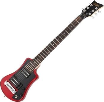 Höfner Shorty Deluxe Red Elektrická kytara