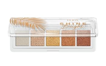 PUPA Milano Paletka očních stínů Shine Bright (Eye Palette) 4 g 001 Sunny Gold