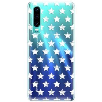 iSaprio Stars Pattern - white pro Huawei P30 (stapatw-TPU-HonP30)