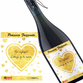 Víno Děkuji, že tě mám (Druh Vína: Prosecco)