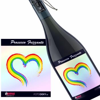 Víno LGBT Heart (Druh Vína: Prosecco)