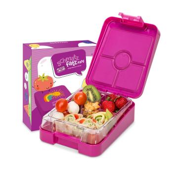 Klarstein, schmatzfatz easy, snack box, 4 rekesz, 18 x 15 x 5 cm (Sz x M x M)