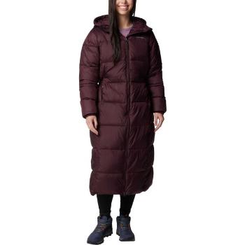 Columbia PUFFECT™ II LONG JACKET Dámský zimní kabát, vínová, velikost