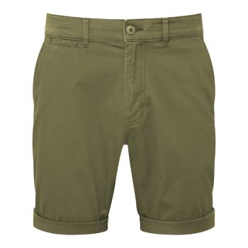 Asquith & Fox Pánské kraťasy chino - Olivová | S