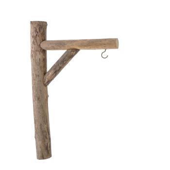 Dřevěný nástěný hák hnědá, 40 cm