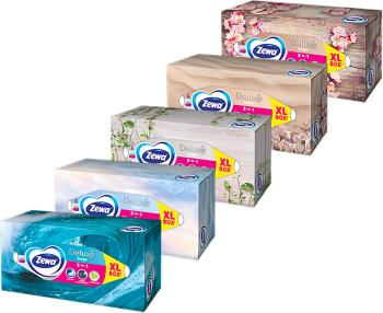 Papírzsebkendő ZEWA Deluxe Design Big Pack Box (150 db)