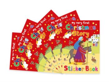 Christmas Story Sticker Book - Lois Rocková, Alex Ayliffe