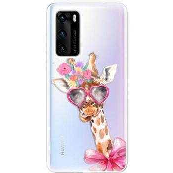 iSaprio Lady Giraffe pro Huawei P40 (ladgir-TPU3_P40)