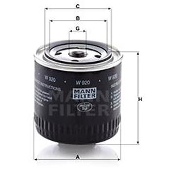 MANN-FILTER W920 (W920)