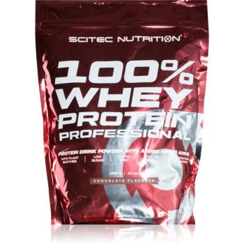 Scitec Nutrition 100% Whey Protein Professional syrovátkový protein s trávícími enzymy příchuť Chocolate 1000 g