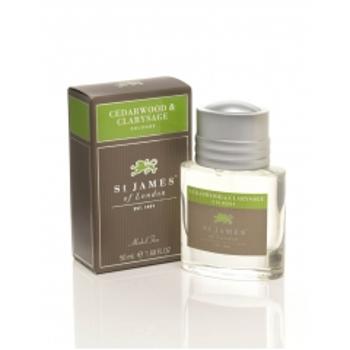 St James of London Cedarwood & Clarysage kolínska voda pánska 50 ml