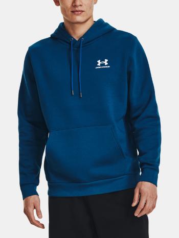 Under Armour UA Essential Fleece Hoodie Mikina Modrá