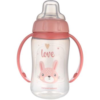Canpol babies Cute Animals Training Cup tréninkový hrnek Rabbit 6m+ 320 ml