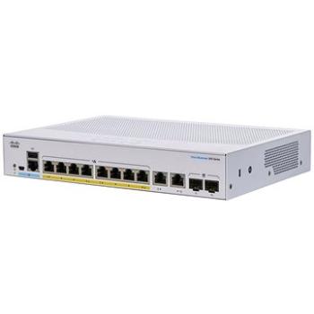 CISCO CBS350 Managed 8-port GE, PoE, 2x1G Combo (CBS350-8P-2G-EU)