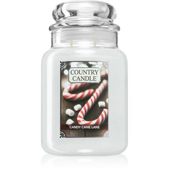 Country Candle Candy Cane Lane vonná svíčka 680 g