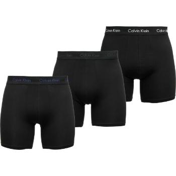 Calvin Klein 3 PACK - COTTON STRETCH Pánské boxerky, černá, velikost