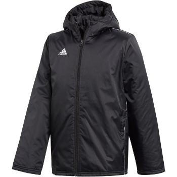 adidas CORE 18 JACKET Chlapecká sportovní bunda, černá, velikost