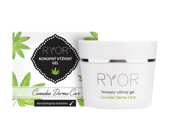 RYOR Konopný výživný gel 1 % Cannabis Derma Care 50 ml