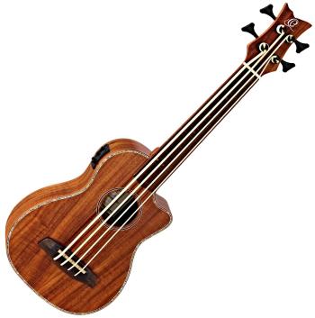 Ortega Caiman FL Natural Basové ukulele