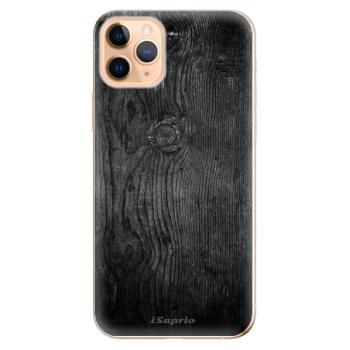 Odolné silikonové pouzdro iSaprio - Black Wood 13 - iPhone 11 Pro Max