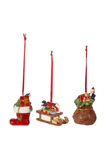 Sada vánočních ozdob Villeroy & Boch Nostalgic Ornaments 3-pack