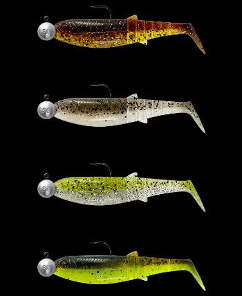 Savage gear gumová nástraha cannibal shad clearwater mix 4+4 - 8 cm 5 g 7,5 g #2/0