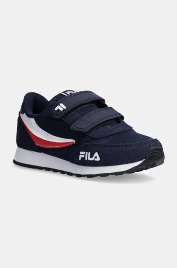 Dětské sneakers boty Fila ORBIT REVOLUTION velcro tmavomodrá barva, FFK0225