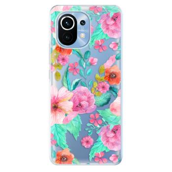 Odolné silikonové pouzdro iSaprio - Flower Pattern 01 - Xiaomi Mi 11