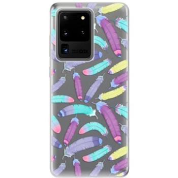 iSaprio Feather Pattern 01 pro Samsung Galaxy S20 Ultra (featpatt01-TPU2_S20U)