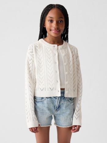 GAP Cardigan dětský Bílá