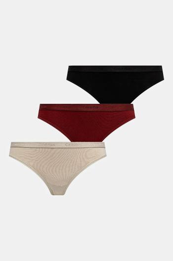 Kalhotky Calvin Klein Underwear 3-pack černá barva, 000QD5243E