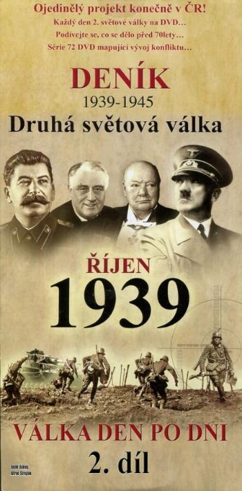 Deník 2. světové války (2. díl) - říjen 1939 (DVD) (papírový obal)