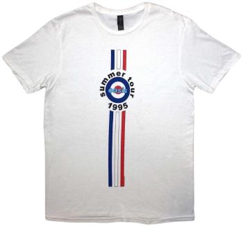 Oasis Tričko Stripes '95 Unisex White M