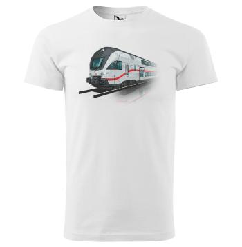 Tričko IC 2175 (Velikost: 4XL, Typ: pre mužov, Farba tričká: Biela)