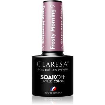 Claresa SoakOff UV/LED Color Frosty Morning gelový lak na nehty odstín 9 5 g