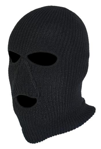 Norfin Kukla Hat-Mask Knitted Black - L