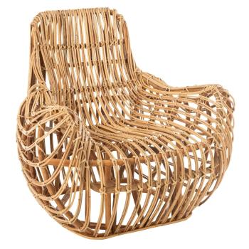 Přírodní ratanové designové křeslo Ana Rattan - 99*87*89 cm 11264