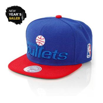 Mitchell & Ness XL Logo Washington Bullets 2 Tone Snapback - UNI