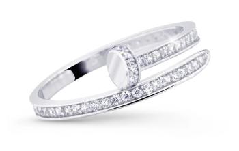 Cutie Diamonds Okouzlující zlatý prsten s diamanty DZ5020-10-X-2 58 mm