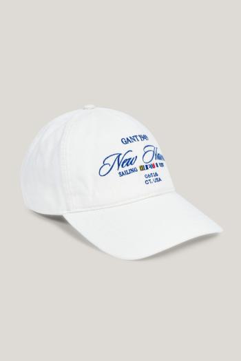 KŠILTOVKA GANT 1949 NEW HAVEN COTTON CAP EGGSHELL