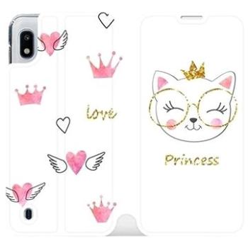 Flipové pouzdro na mobil Samsung Galaxy A10 - MH03S Kočička princess (5903226879809)