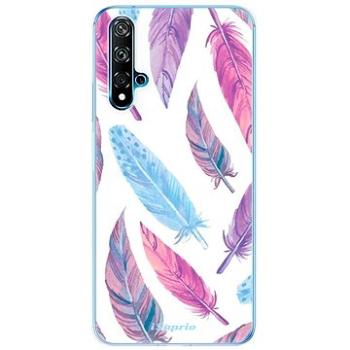 iSaprio Feather Pattern 10 pro Huawei Nova 5T (feather10-TPU3-Nov5T)