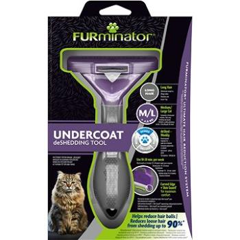 FURminator hrablo na dlouhou srst kočka M/L (4048422141280)